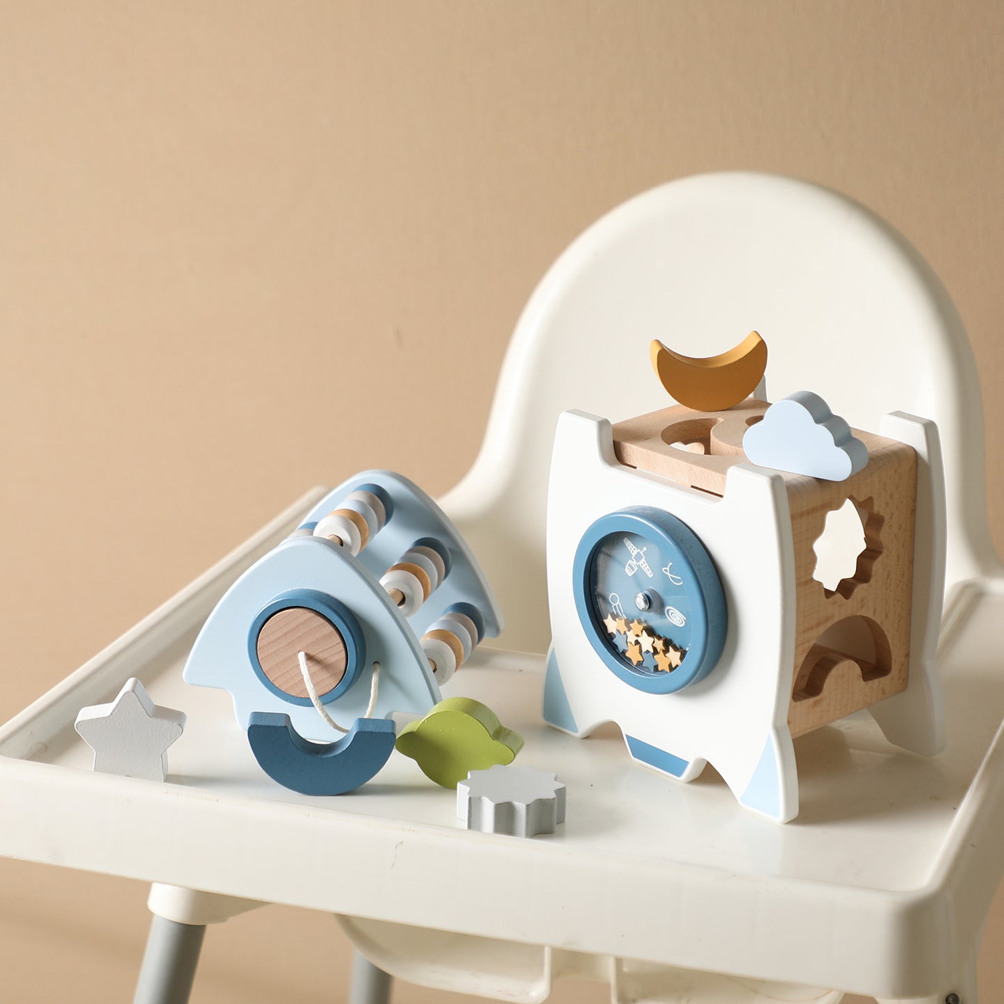Montessori Rocket Busy Box