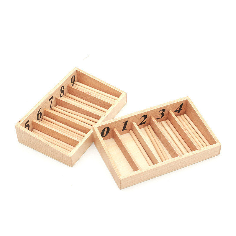 Montessori Spindle Box