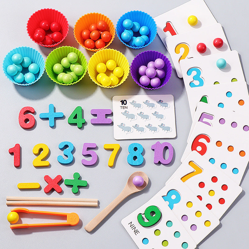 Montessori Bead Matching Game