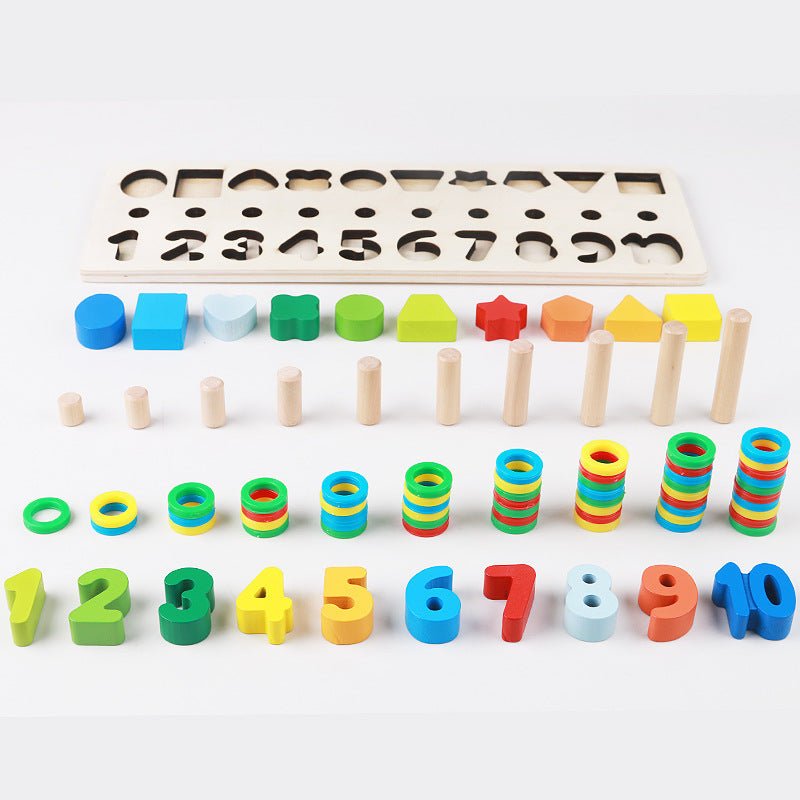 Montessori Geometry and Number Matching Set