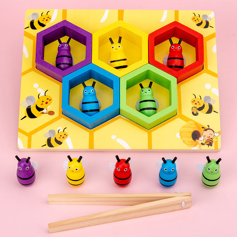 Montessori Clip Bee Toy