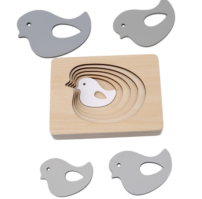 Montessori Gradient Color Animal Panel