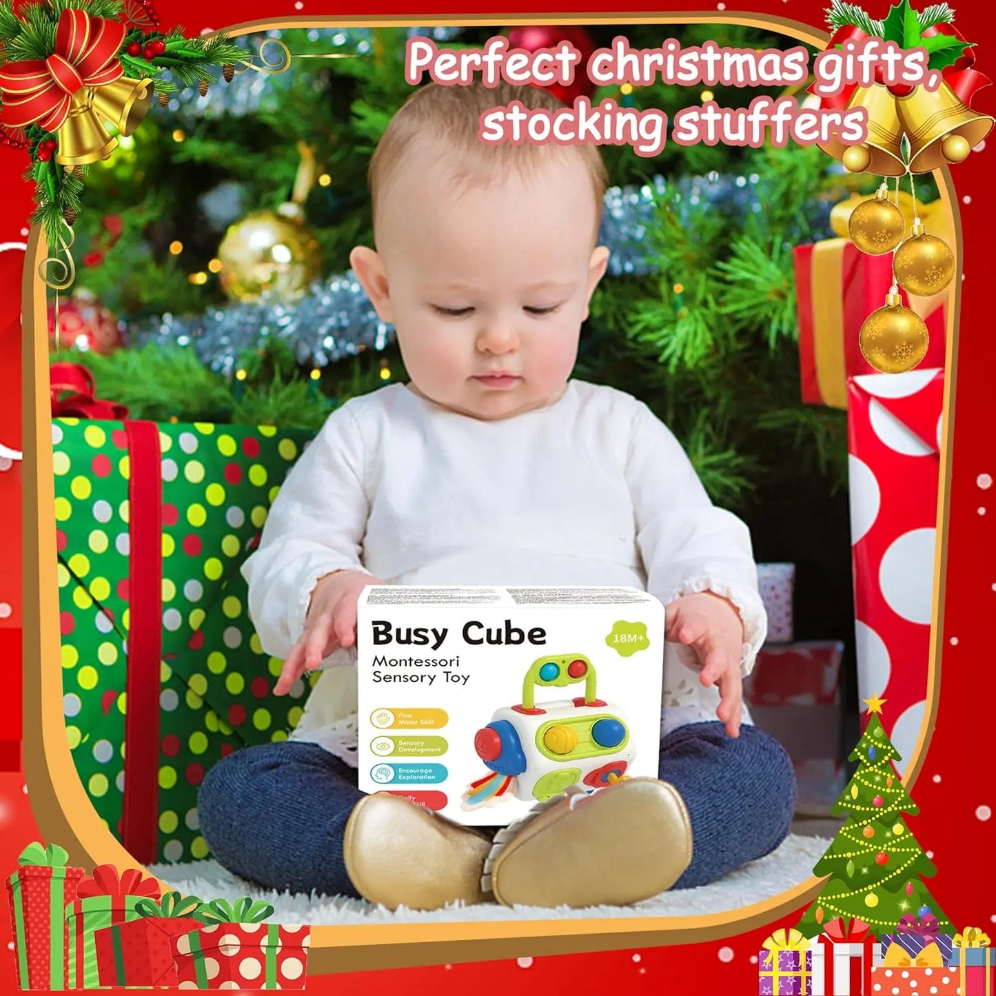Montessori 9-in-1 Busy Cube