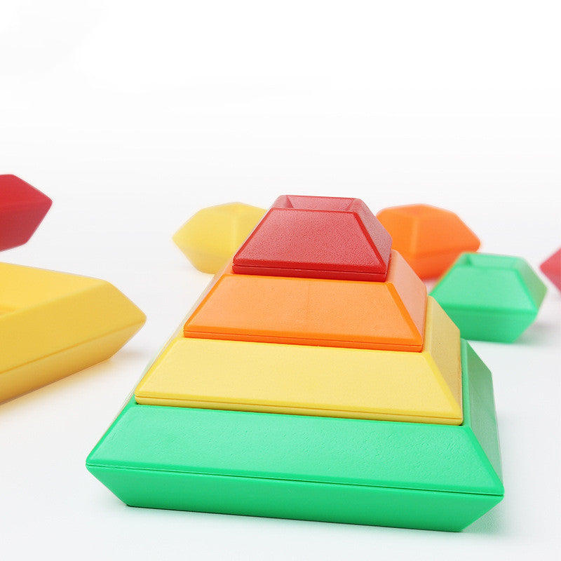 Montessori Rainbow Shape Tower