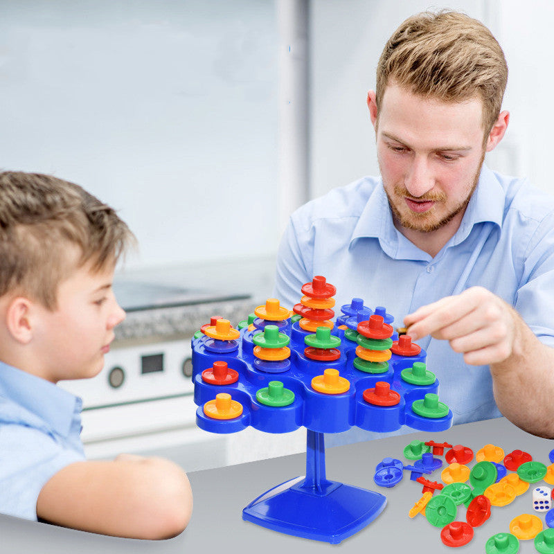 Montessori Balance Turntable Stacking Game