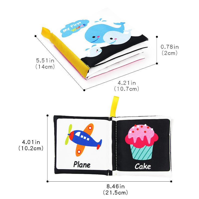 Montessori Baby Visual Cloth Book