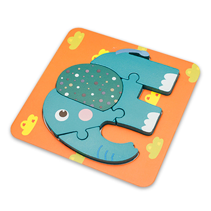 Montessori 3D Cartoon Puzzles