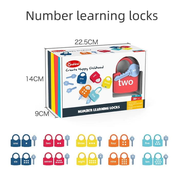 Montessori Alphanumeric Unlocking Toy