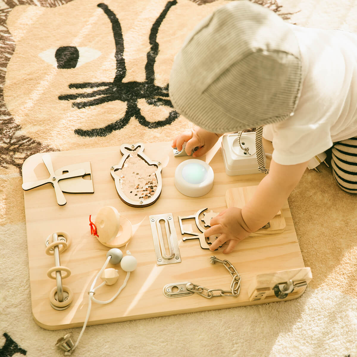Montessori Busy Board for Infants