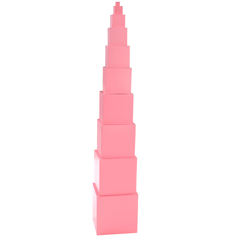 Montessori Pink Tower Educational Toy