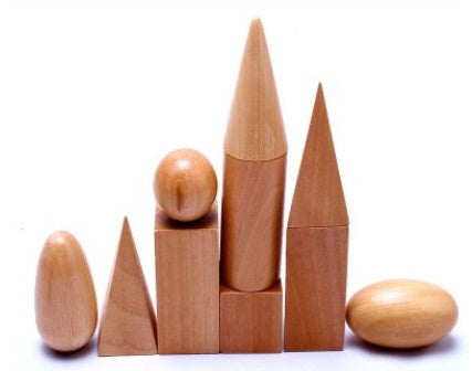 Montessori Wooden Geometric Shape Set