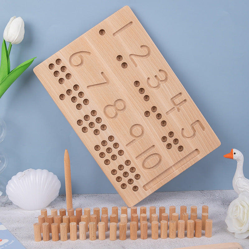 Montessori Digits Writing and Counting Board