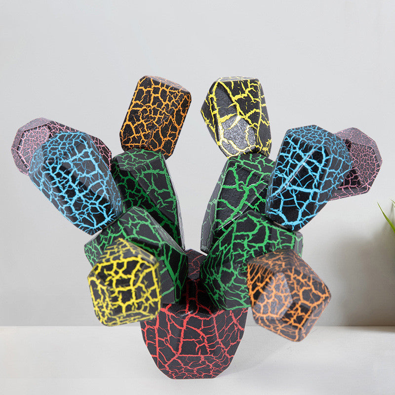 Montessori Rainbow Cactus Stacker