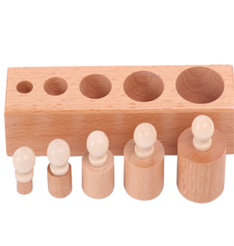 Montessori Wooden Socket Cylinder Set