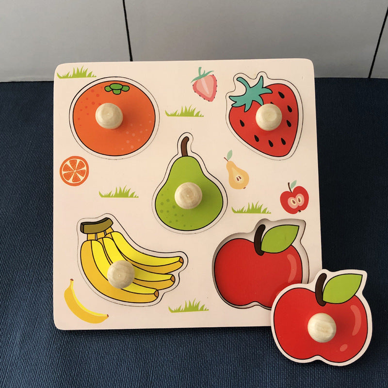 Montessori Hand-Holding Puzzle Board