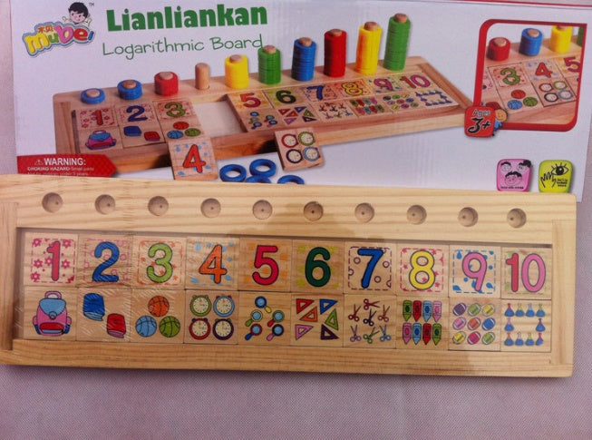 Montessori Arithmetic Log Board