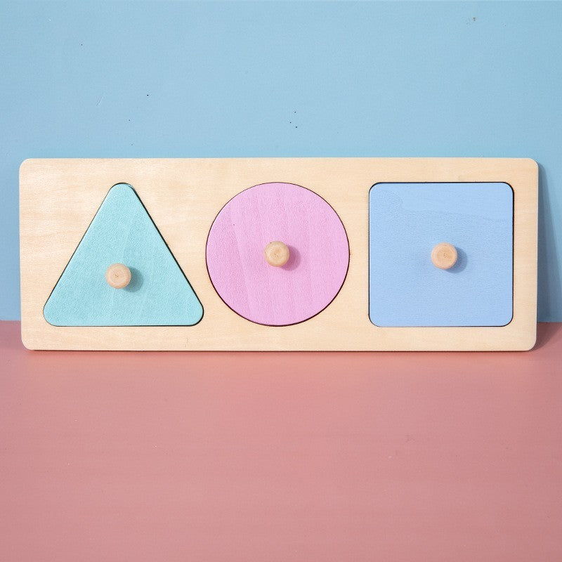 Montessori Wooden Target & Drawer Box