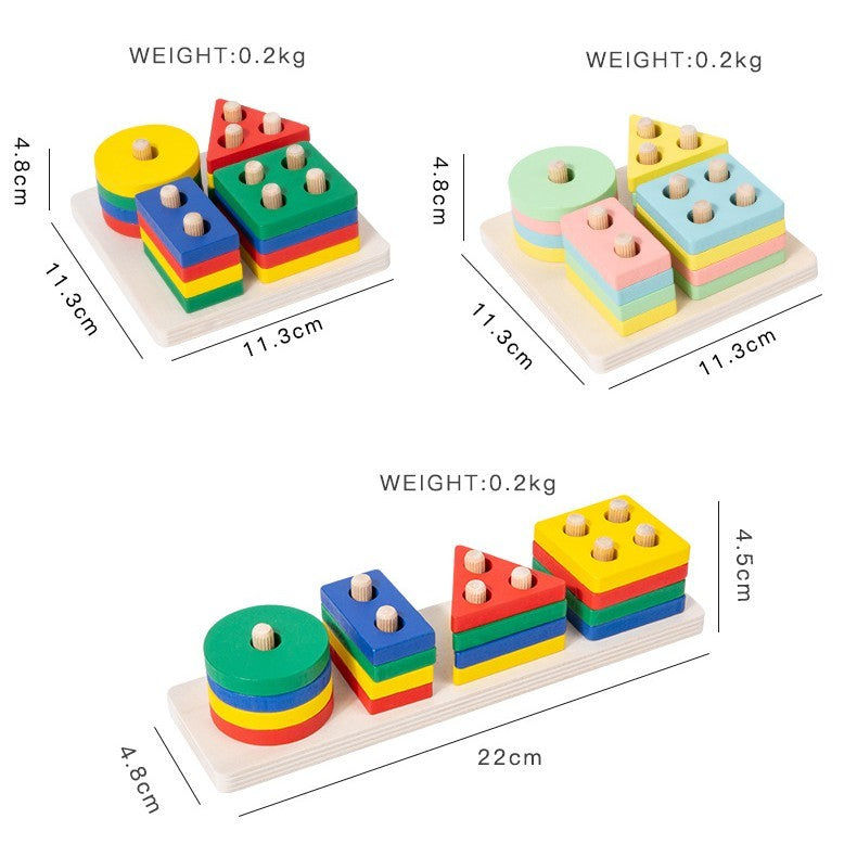 Montessori Color Recognition Blocks