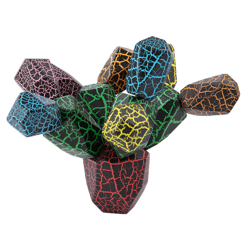 Montessori Rainbow Cactus Stacker