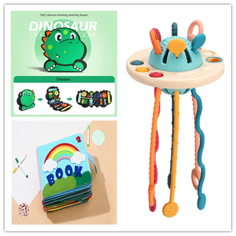 Montessori Silicone Pulling Toy