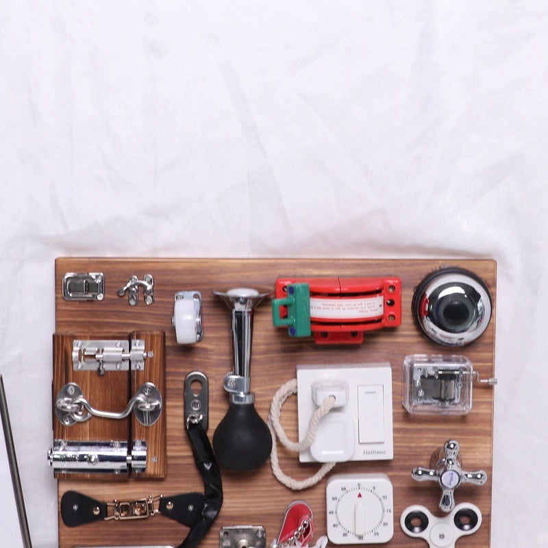 Montessori Carbonized Busy Board