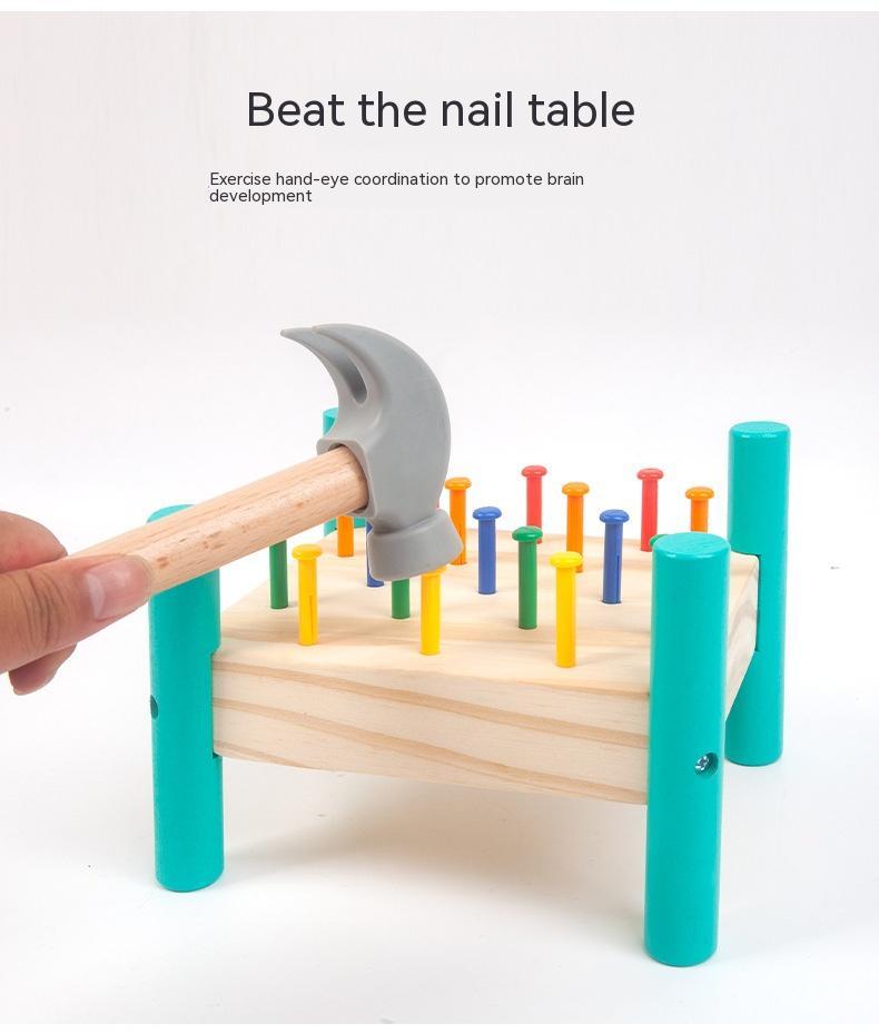 Montessori Hand-Eye Coordination Rivet Puzzle