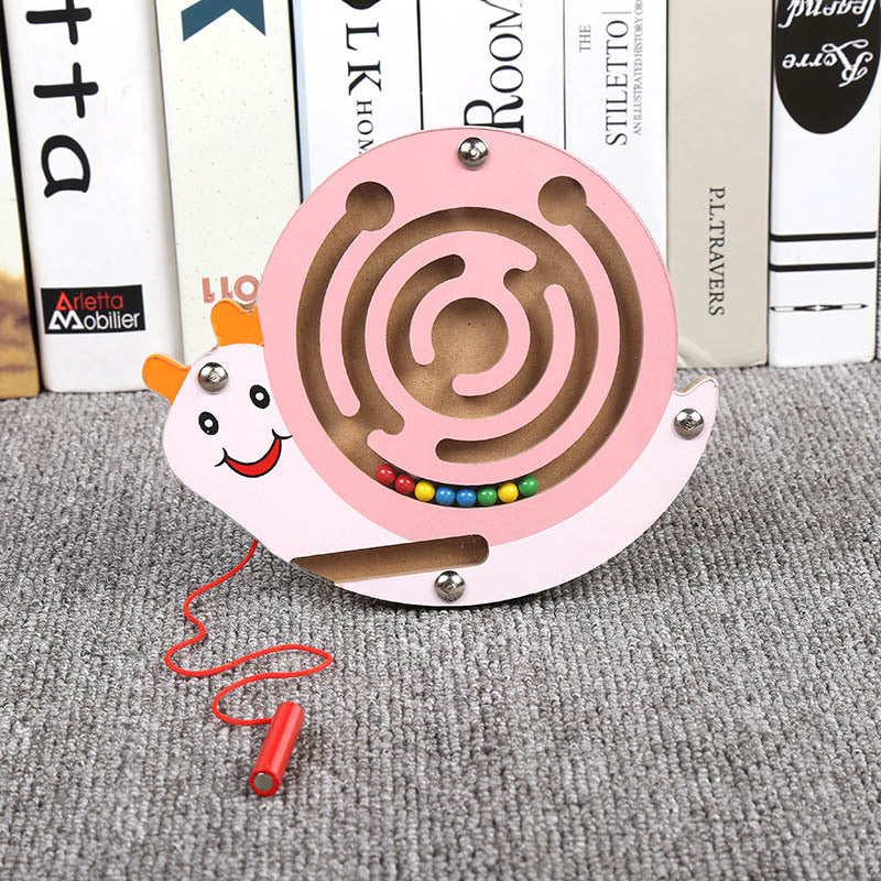 Montessori Wooden Animal Magnetic Maze