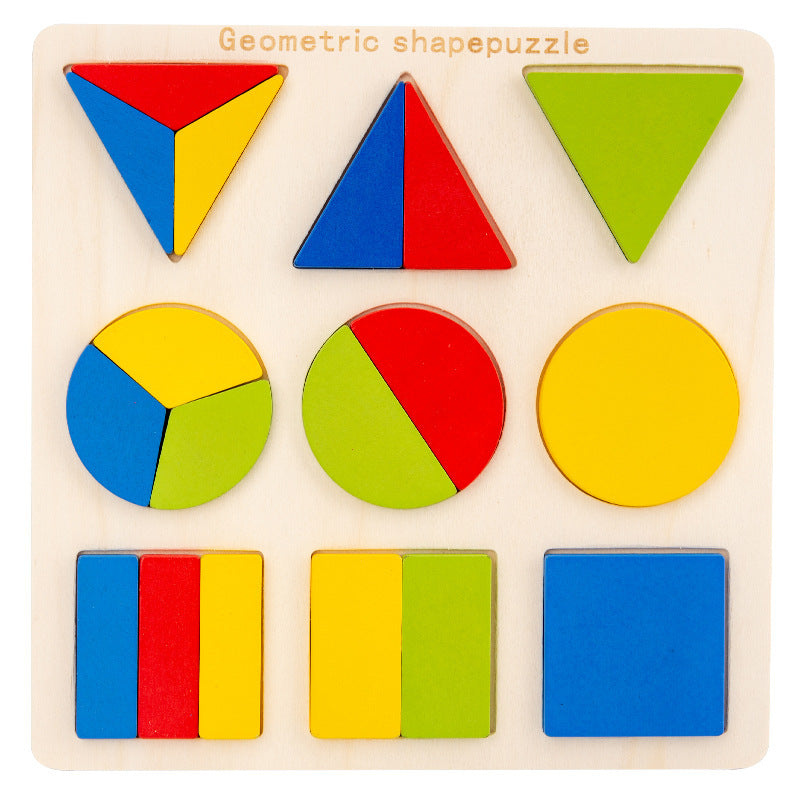 Montessori Geometric Puzzle Board