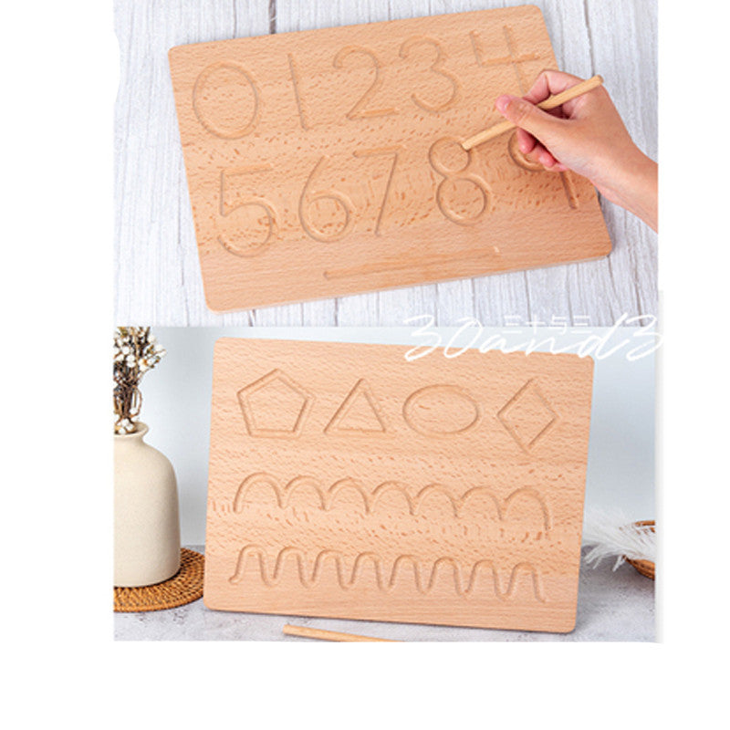Montessori Writing Guide Board