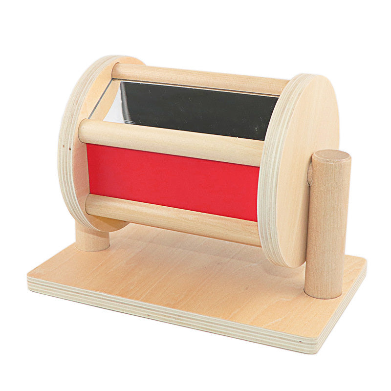 Montessori Wooden Textile Drum