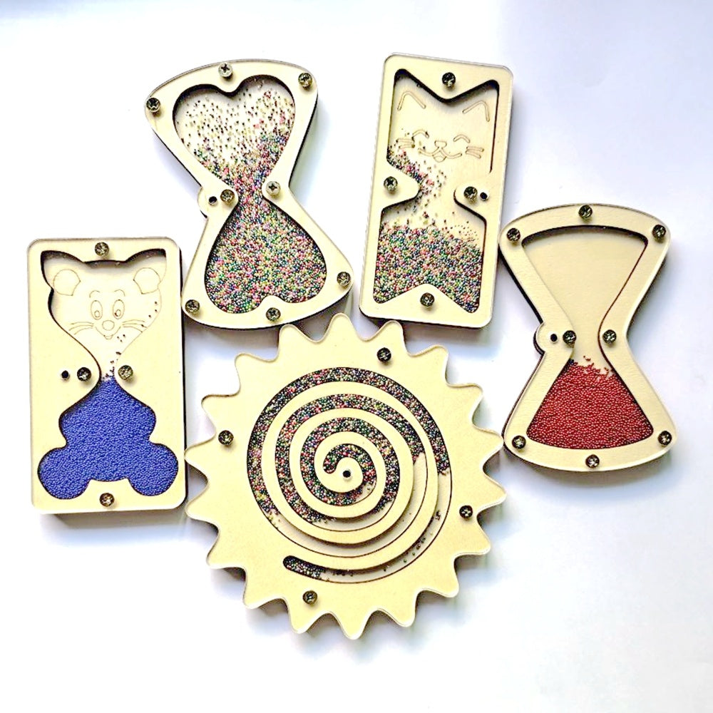 Montessori Busy Hourglass Toy