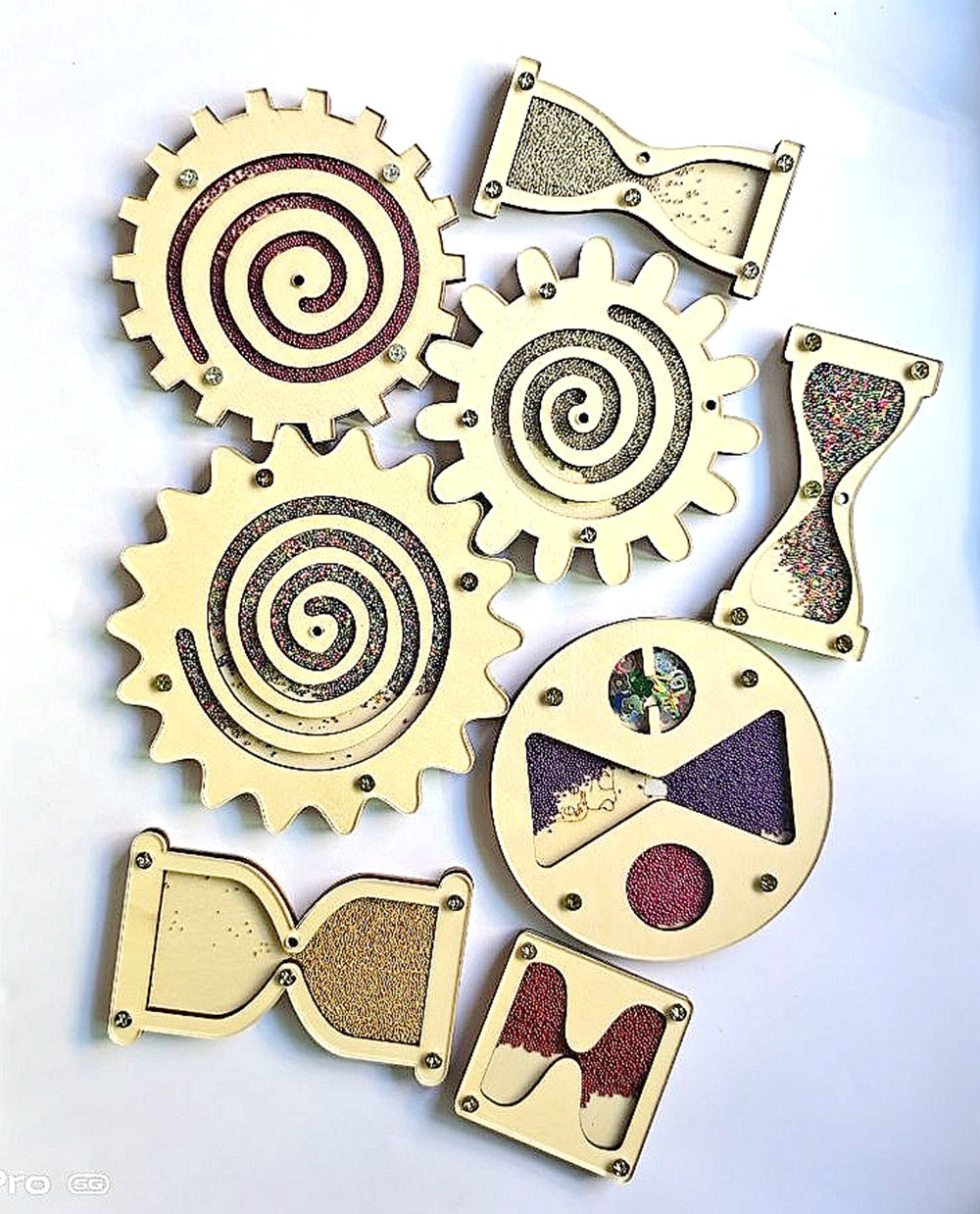 Montessori Busy Hourglass Toy