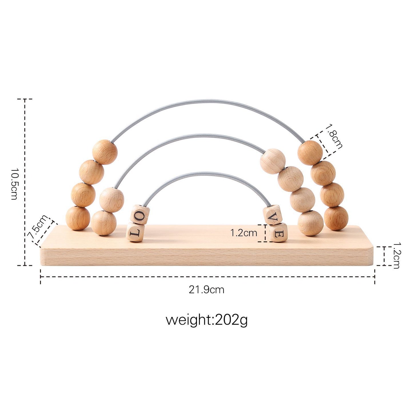 Montessori Wooden Counter Toy