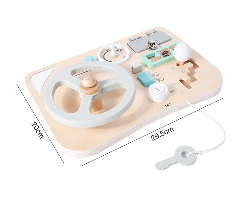 Montessori Busy Steering Wheel Toy