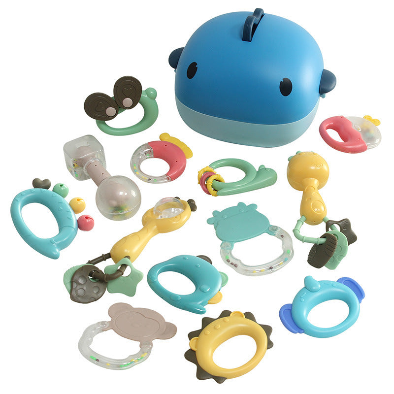 Montessori Baby Teether & Rattle Set