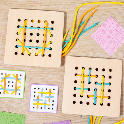 Montessori Rope Pattern Game