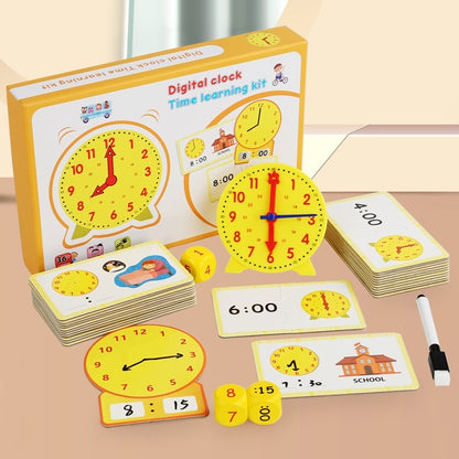 Montessori Wooden Multifunctional Learning Clock