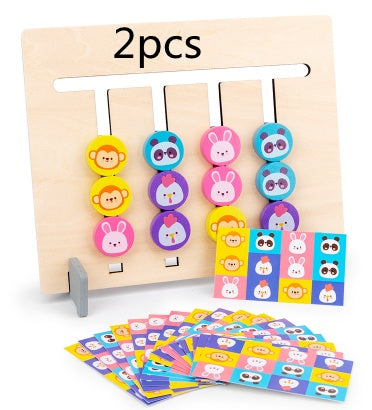 Montessori Double-Sided Wooden Learning Toy