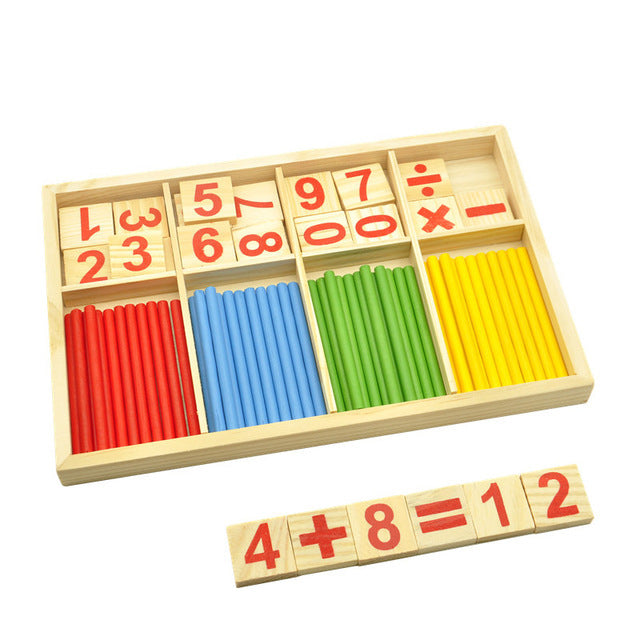 Montessori Wooden Math Toy Set