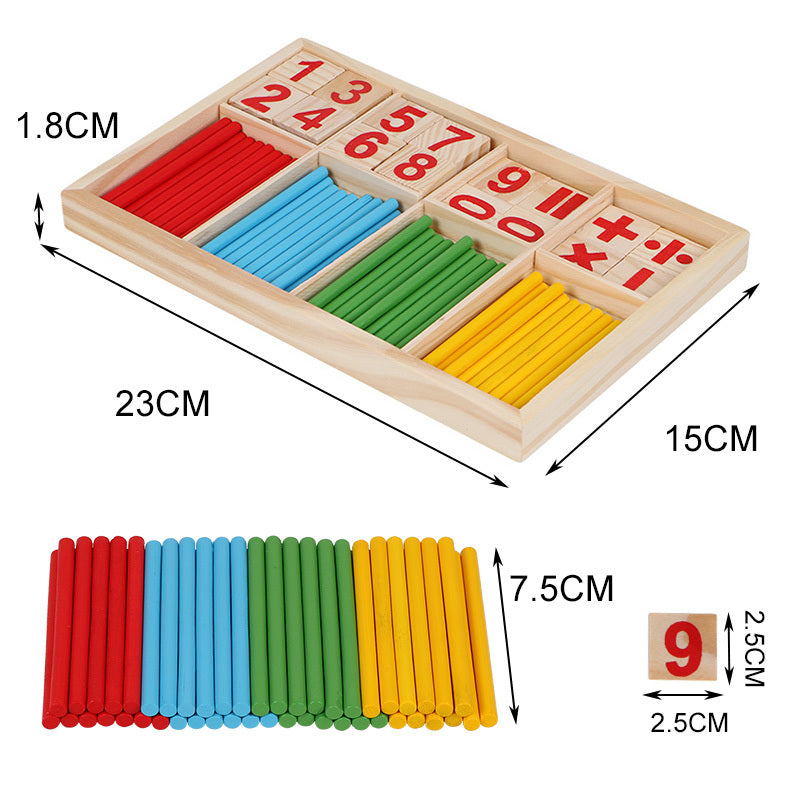 Montessori Wooden Math Toy Set