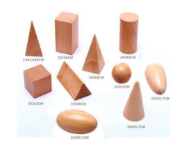 Montessori Wooden Geometric Shape Set