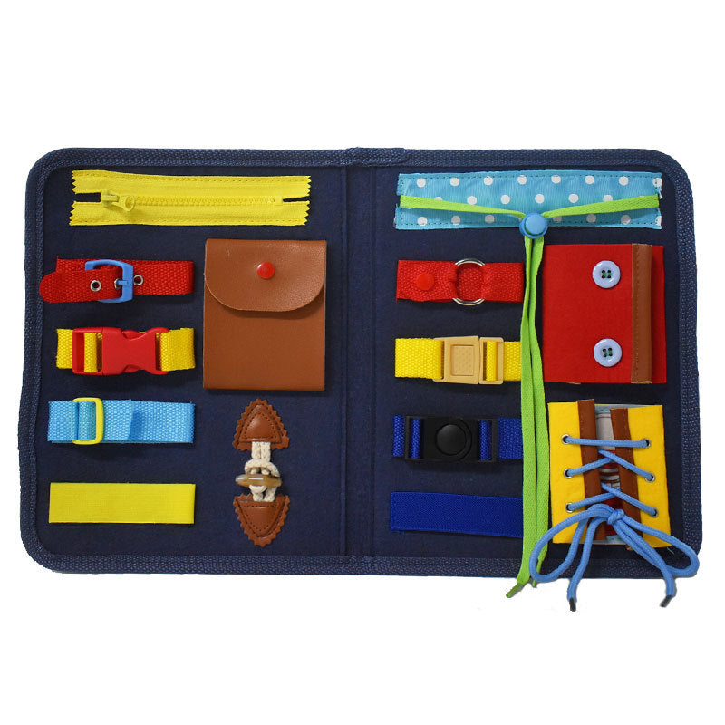 Montessori Dressing Skill Bag