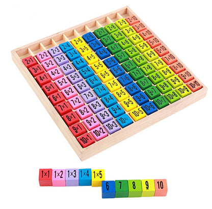 Montessori Wooden Multiplication Table