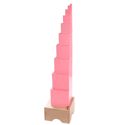 Montessori Pink Tower Educational Toy