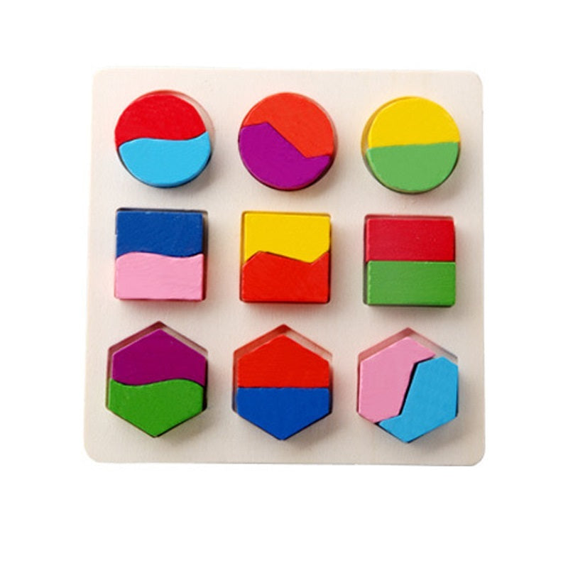 Montessori Shape Recognition Puzzle Board