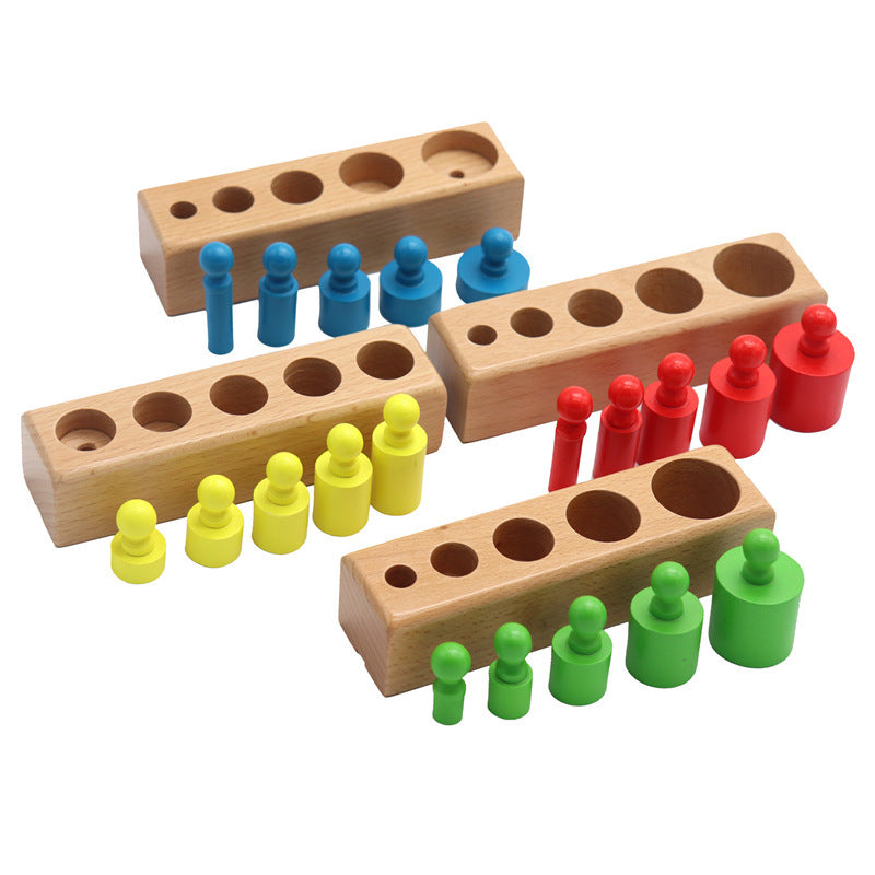 Montessori Wooden Sorting Blocks