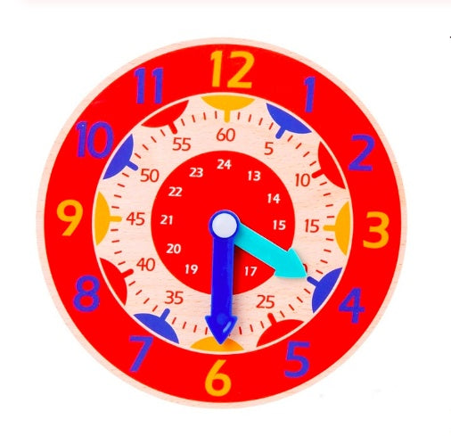 Montessori Wooden Clock Toy