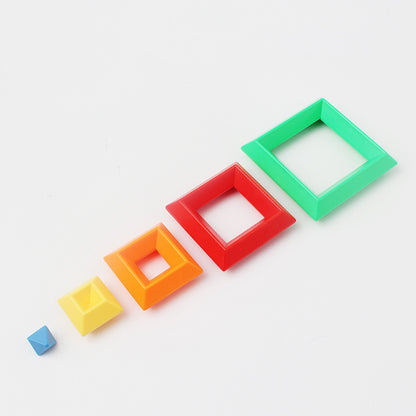 Montessori Rainbow Shape Tower