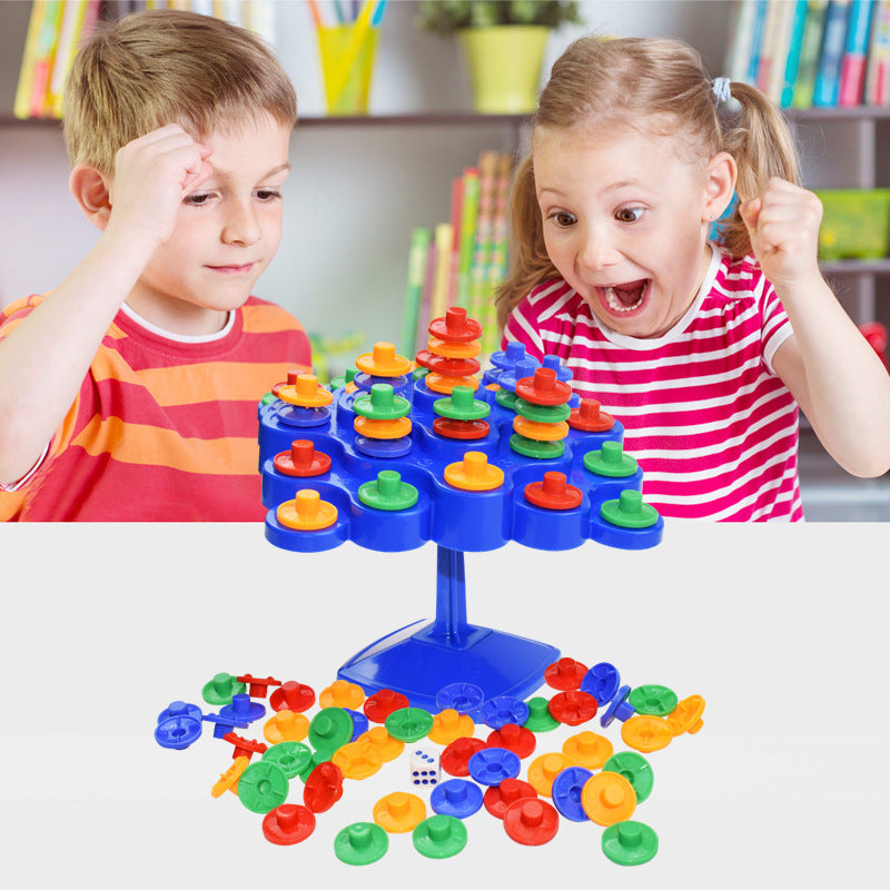 Montessori Balance Turntable Stacking Game