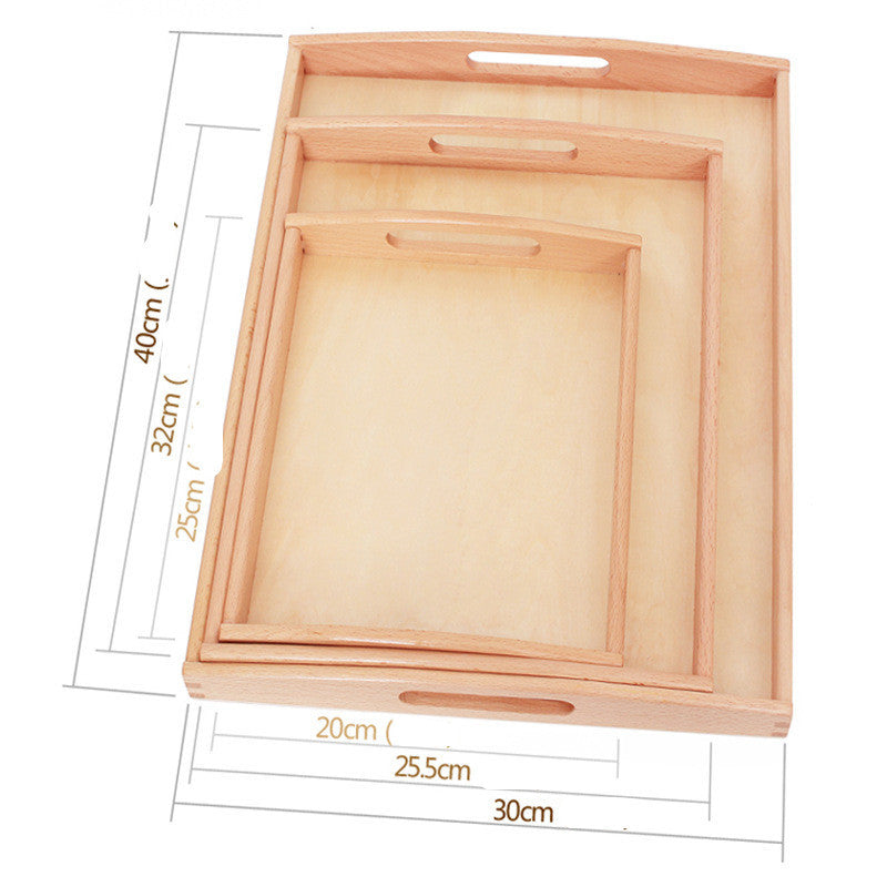 Montessori Sorting Tray Handle Box